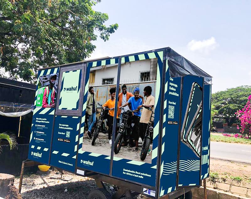 Wahu Mobile Truck Branding